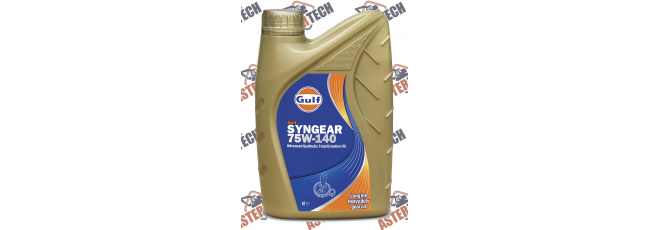 Трансмиссионное масло Gulf Syngear 75W-140 1L